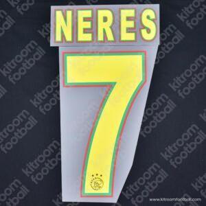 2021-22 Eredivisie Ajax Third Name Set #7 NERES (Repro)