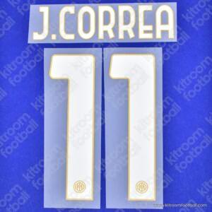 2024-25 Inter Milan Home Name Set #11 Joaquin CORREA (Repro)