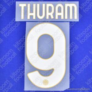 2024-25 Inter Milan Home Name Set #9 THURAM (Repro)