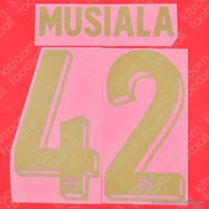 2024-25 Bayern Munich Fourth Name Set #42 MUSIALA 125th Anniversary (Repro)