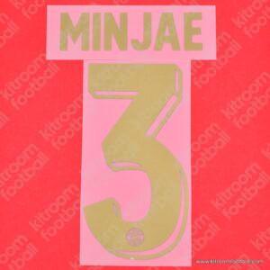 2024-25 Bayern Munich Fourth Name Set #3 MINJAE 125th Anniversary (Repro)