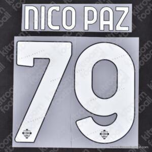 2024-25 Como Third Name Set #79 NICO PAZ (Repro)
