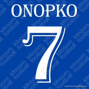 1999-00 La Liga Real Oviedo Home & Away Name Set #7 ONOPKO (Repro)