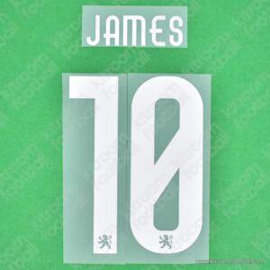 2024-25 La Liga C. F. Monterrey Home & Away Name Set #10 JAMES (Repro)