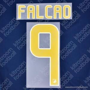 2024-25 La Liga Millonarios F.C. Home & Away Name Set #9 FALCAO (Repro)