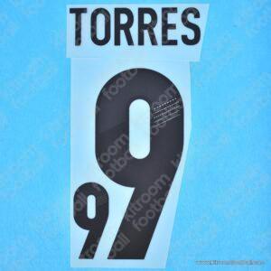 2012 UEFA Euro Spain Away Name Set #9 Fernando TORRES (Repro)