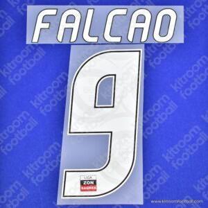 2012-13 Primeira Liga Porto Home & Away Name Set #9 FALCAO (Repro)