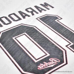 1991-93 La Liga Sevilla Away Name Set #10 MARADONA (Repro) - Image 4