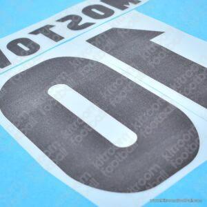 1999-01 Celta Vigo Home & Away Name Set #10 MOSTOVOI (Repro) - Image 3