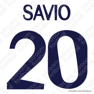 1998-99 Real Madrid Home Name Set #20 SAVIO (Repro)