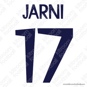 1998-99 Real Madrid Home Name Set #17 JARNI (Repro)