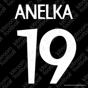 1999-00 Real Madrid Away & Third Name Set #19 ANELKA (Repro)