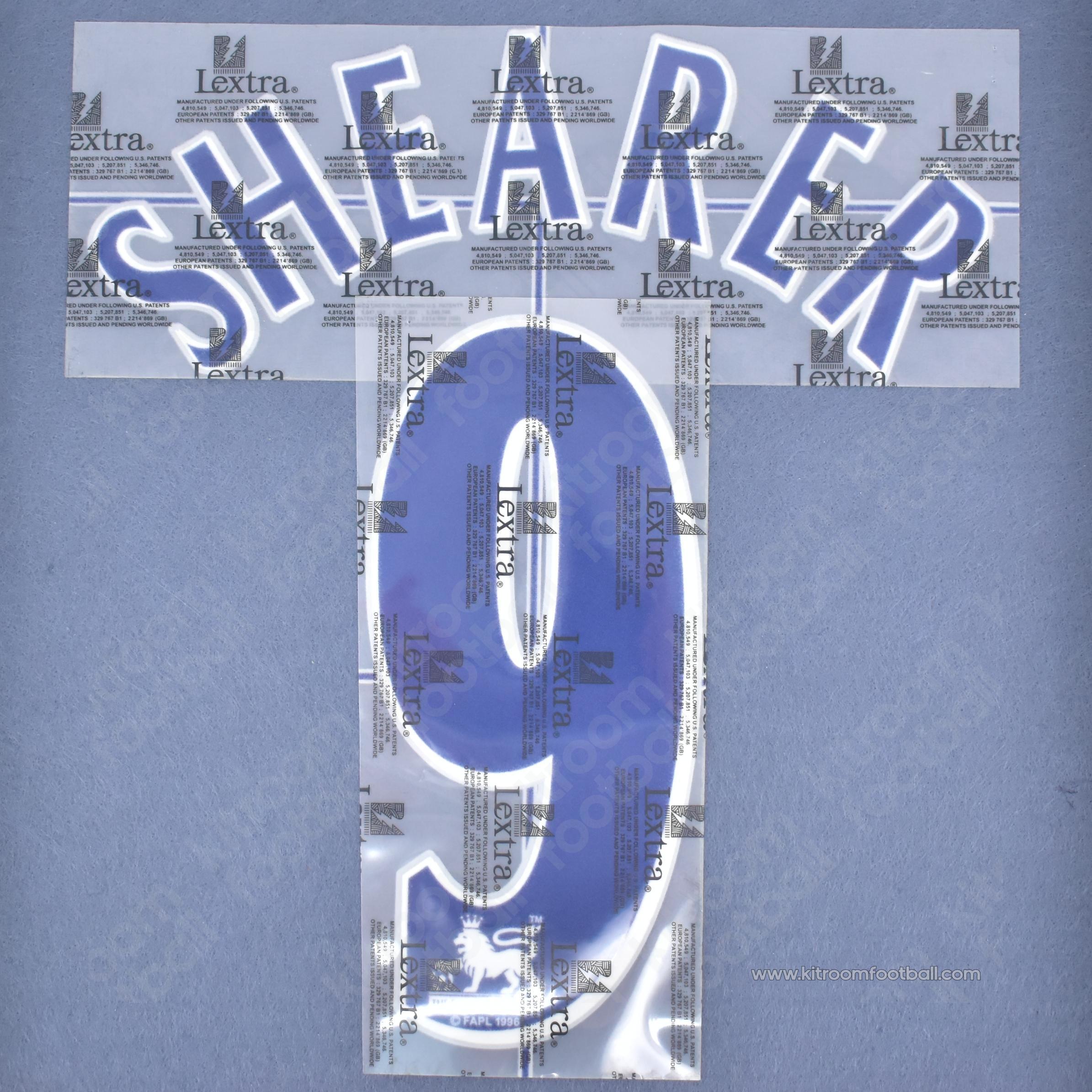 2003-05 Premier League Newcastle Home Name Set #9 SHEARER (Repro