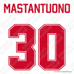2024-25 River Plate Home Name Set #30 MASTANTUONO (Repro)