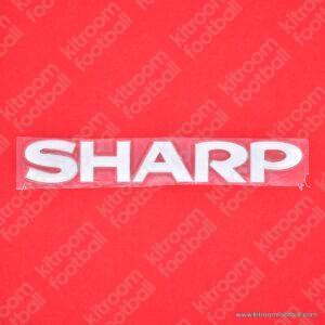 Manchester United Sponsor Patch SHARP White (Repro)