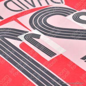 2006 FIFA World Cup Spain Home Name Set #21 DAVID VILLA (Repro) - Image 3