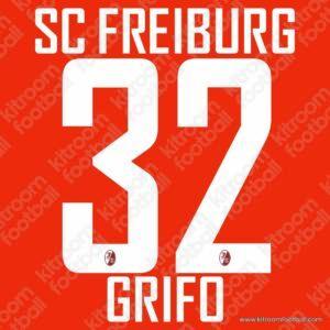 2019-21 SC Freiburg Home Name Set #32 GRIFO (Repro)