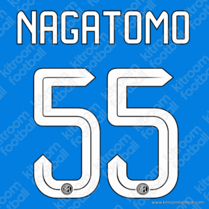 2015-16 Inter Milan Home Name Set #55 NAGATOMO (Repro)