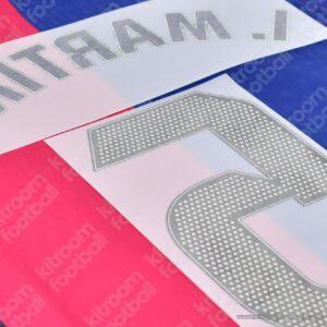 Original Player Issue 2024-25 La Liga Barcelona Home Name Set #5 Iñigo MARTINEZ (TPT) - Image 3