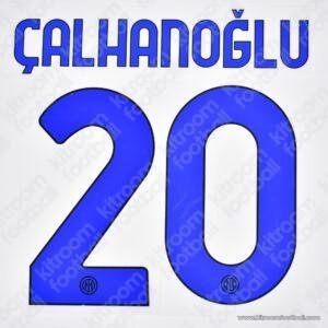 2024-25 Inter Milan Home Name Set #20 ÇALHANOGLU (Repro)