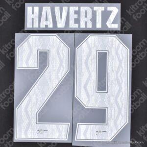 2024-25 UEFA Champions League Arsenal Away Name Set #29 HAVERTZ (Repro)