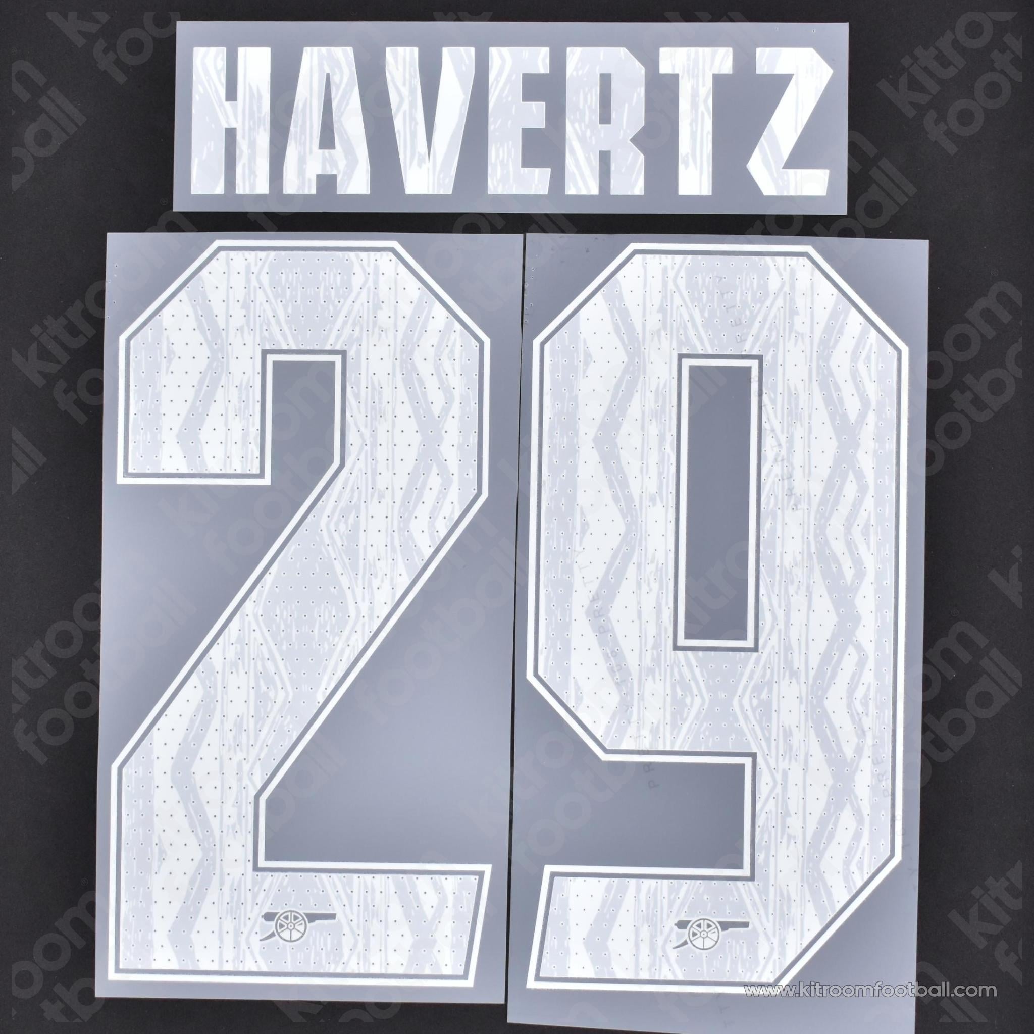 2024-25 UEFA Champions League Arsenal Away Name Set #29 HAVERTZ