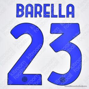 2024-25 Inter Milan Away Name Set #23 BARELLA (Repro)