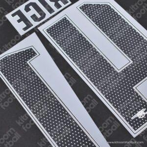 2024-25 UEFA Champions League Arsenal Away Name Set #41 RICE (Repro) - Image 3