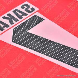 2024-25 UEFA Champions League Arsenal Home Name Set #7 SAKA (Repro) - Image 3