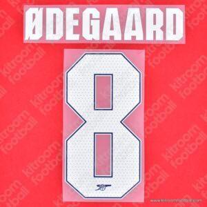 2024-25 UEFA Champions League Arsenal Home Name Set #8 ODEGAARD (Repro)