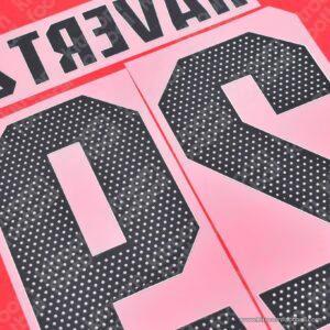 2024-25 UEFA Champions League Arsenal Home Name Set #29 HAVERTZ (Repro) - Image 3