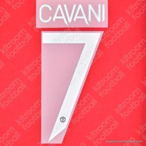 2020-21 Manchester United Home Name Set #7 CAVANI Cup (Repro)