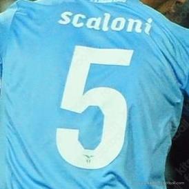 2011-12 Lazio Home Name Set #5 SCALONI (Repro)