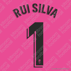 2020-21 La Liga Granada CF Goalkeeper Name Set #1 RUI SILVA (Repro)