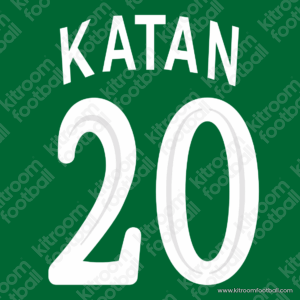 2013-14 Maccabi Haifa Home Name Set #20 KATAN (Repro) - Image 1