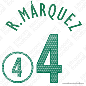 2005 México Away Name Set #4 Rafa MARQUEZ (Repro)