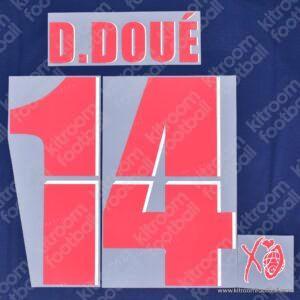 2025-26 FIFA Club World Cup PSG Home Name Set #14 D. DOUÉ (Repro)