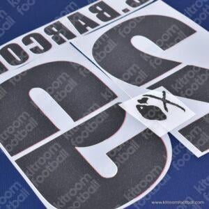 2025-25 FIFA Club World Cup PSG Home Name Set #29 B. BARCOLA (Repro) - Image 3