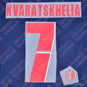 2025-26 FIFA Club World Cup PSG Home Name Set #7 KVARATSKHELIA (Repro)