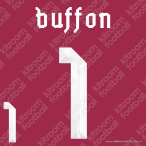 2012 UEFA Euro Italy Home Name Set #1 BUFFON (Repro)