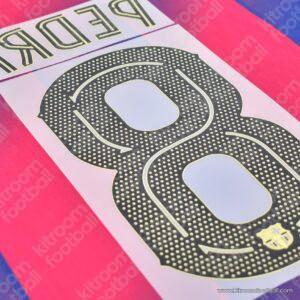 2025-26 Barcelona Home Name Set #8 PEDRI Cup (Repro) - Image 2
