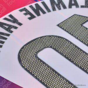 2025-26 La Liga Barcelona Home Name Set #10 LAMINE YAMAL KIDS SIZE (Repro) - Image 3