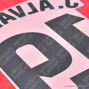 2025-26 La Liga Atletico Madrid Home Name Set #19 Julian ALVAREZ (Repro) - Image 3