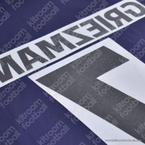 2025-26 UEFA Champions League Atletico Madrid Away Name Set #7 GRIEZMANN Cup (Repro) - Image 3