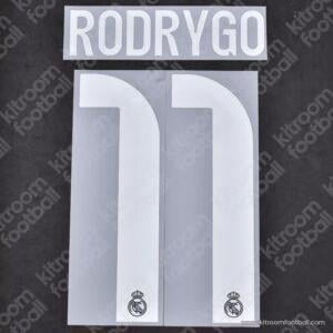 2025-26 Real Madrid Away Name Set #11 RODRYGO Cup (Repro)
