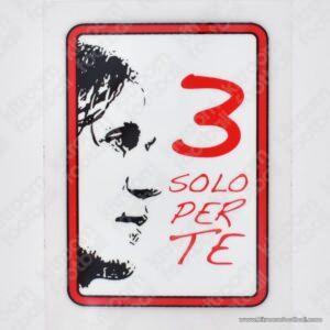 2009-10 AC Milan Home #3 MALDINI "Solo per Te" Tribute Patch (Repro)