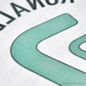 2012 UEFA Euro Portugal Away Name Set #7 RONALDO (Repro) - Image 3