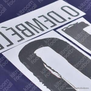 2024-25 UEFA Champions League PSG Home Name Set #10 Ousmane DEMBÉLÉ (Repro) - Image 3