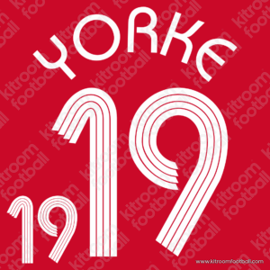 2006 FIFA World Cup Trinidad & Tobago Home Name Set #19 YORKE (Repro)