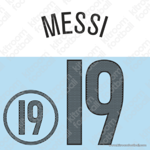 2025 Argentina Home Name Set #19 MESSI (Total 90) (Repro) - Image 1